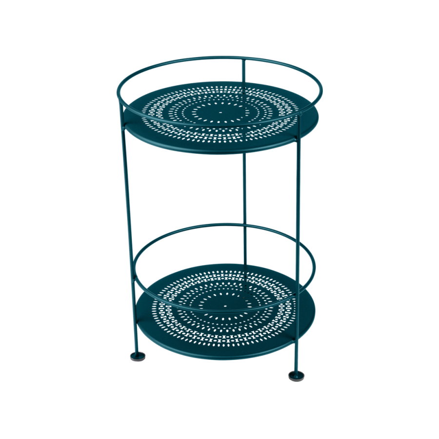 GUINGUETTE_GUERIDON_DOUBLE_PLATEAU_PERFORE_BLEU_ACAPULCO